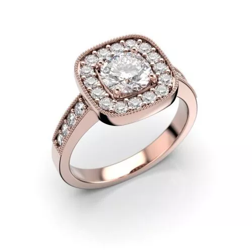 Festive Carolina sormus, punakulta 514-126S-PK