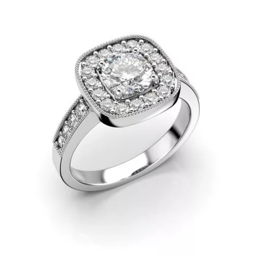 Festive Carolina Diamant Ring / Saphir 14-514-126S-VK-HSI1-1