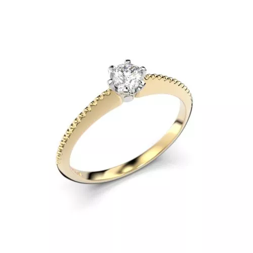 Festive Leonora timanttisormus, kelta- ja valkokulta 554-020-KV