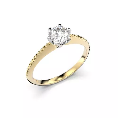 Festive Leonora timanttisormus, kelta- ja valkokulta 554-050-KV