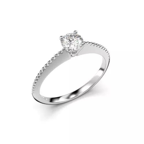 Festive Larissa timanttisormus, platina 555-030-PT