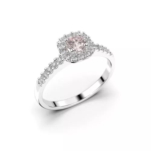 Festive Janette Morganiitti timanttisormus, valkokulta 556-040M-VK