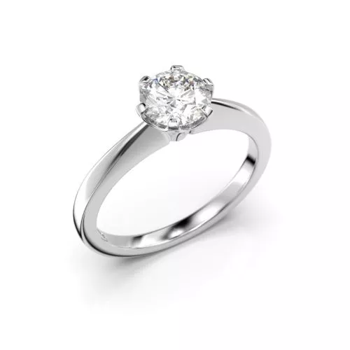 Festive Vivian timanttisormus, valkokulta 557-070-VK