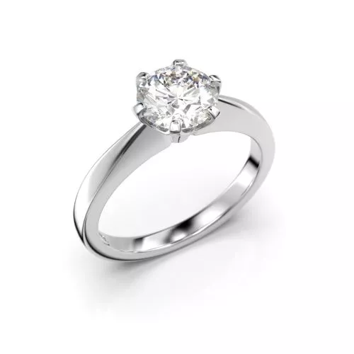 Festive Vivian timanttisormus, platina 557-100-PT