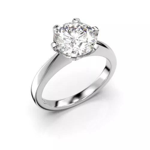 Festive Vivian timanttisormus, valkokulta 557-200-VK