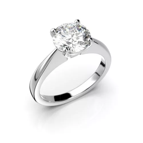 Festive Vanessa timanttisormus, platina 558-150-PT