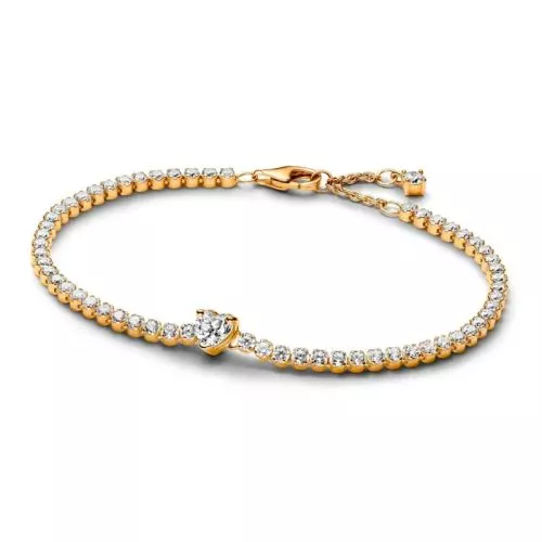 Pandora Sparkling Heart Tennis Armband 16 cm 560041C01-1