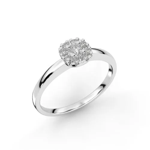 Festive Jasmin timanttisormus, platina 562-015-PT