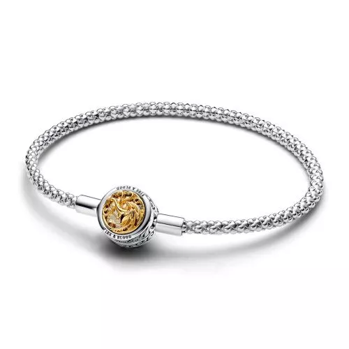 Pandora x Game of Thrones House Sigil Clasp Pandora Moments Studded Chain rannekoru 18 cm 562964C00-1