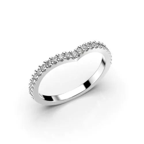 Festive Donna timanttisormus, platina 565-023-PT