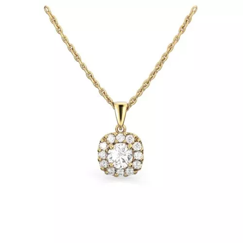 Festive Janette timanttiriipus, keltakulta 567-030R-KK