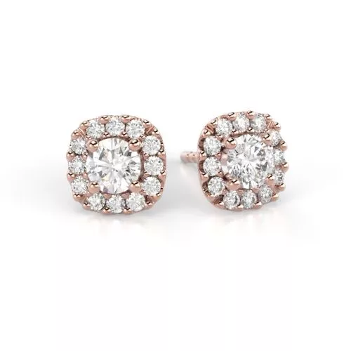 Festive Janette timanttikorvakorut, punakulta 567-060K-PK