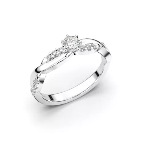 Festive Teresa timanttisormus, platina 569-030-PT