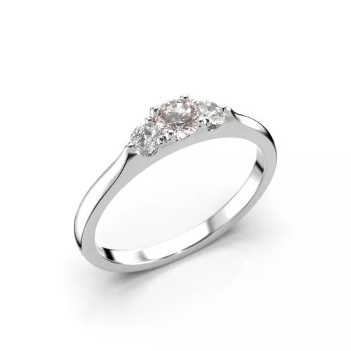 Festive Megan Morganiitti timanttisormus, valkokulta 571-034M-VK