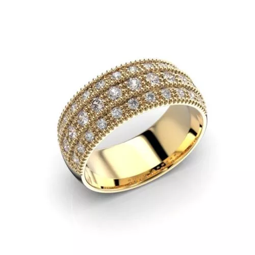 Festive Manuela Morganiitti timanttisormus, keltakulta 579-052M-KK