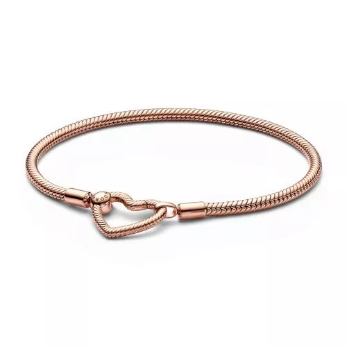 Pandora Rose Moments Heart Clasp rannekoru 19 cm 582257C00-1