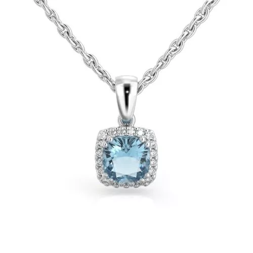 FestiveElsa Diamantanhänger /  Aquamarin 14-592-090A-VK-HSI1-1
