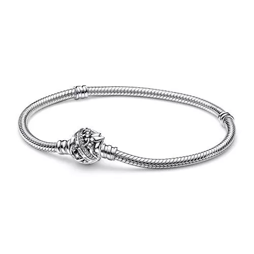 Pandora Disney Tinker Bell Clasp Moments Snake Chain Armband 18 cm 592548C01-1