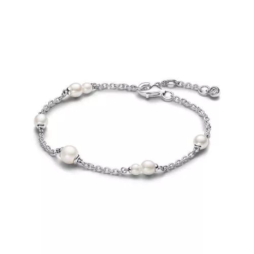 Pandora Treated Freshwater Cultured Pearl Station Chain rannekoru 18 cm 593172C01-1