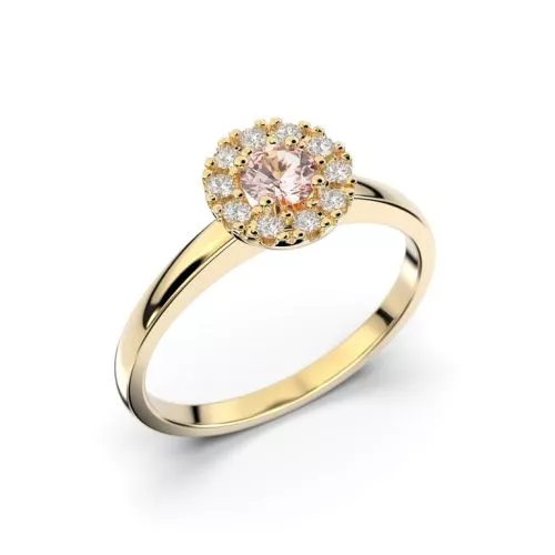 Festive Annabella sormus, keltakulta 598-028M-KK