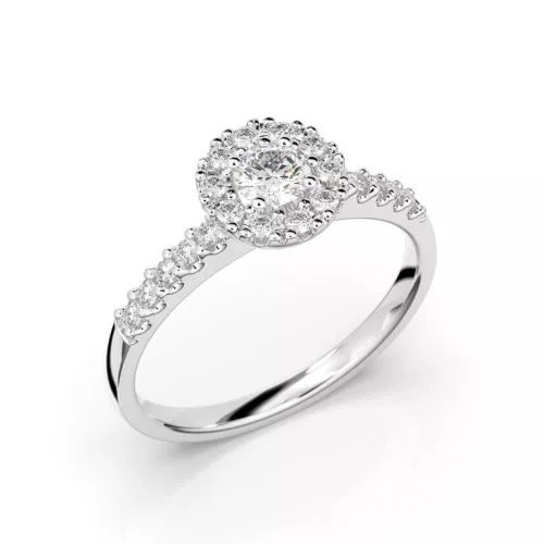 Festive Annabella timanttisormus, valkokulta 599-038-VK