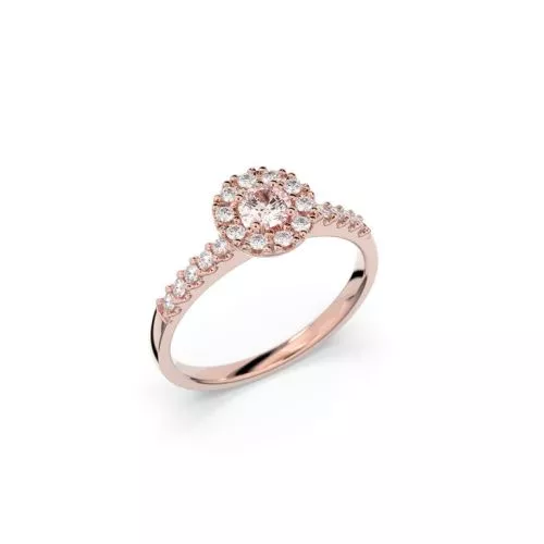 Festive Annabella sormus, punakulta / morganiitti 599-038M-PK