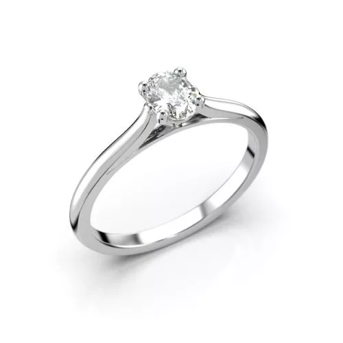 Festive Sesilia timanttisormus, platina 605-030-PT