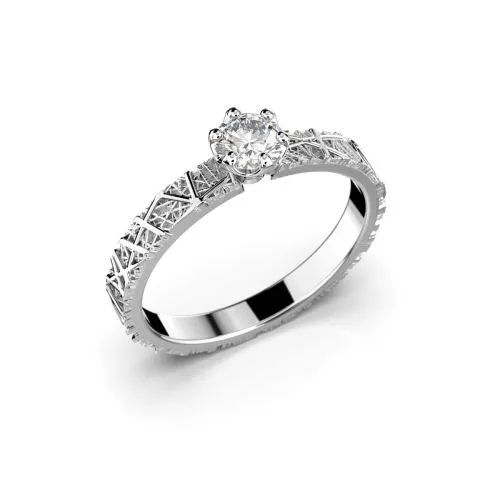 Festive Routa ikirakka timanttisormus, platina 628-023-PT
