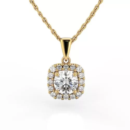 Festive Jemina timanttiriipus, keltakulta 633-066-KK