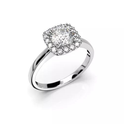 Festive Joanna timanttisormus, platina 636-086-PT