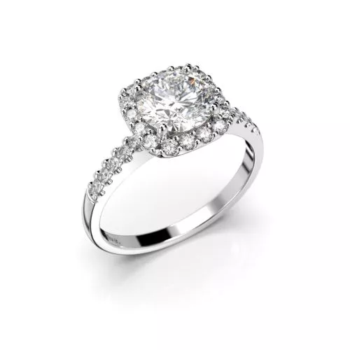 Festive Jennifer timanttisormus, platina 639-126-PT