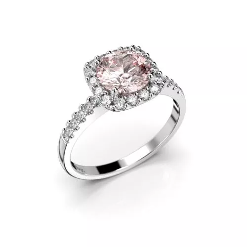 Festive Jennifer Morganiitti timanttisormus, valkokulta 639-126M-VK