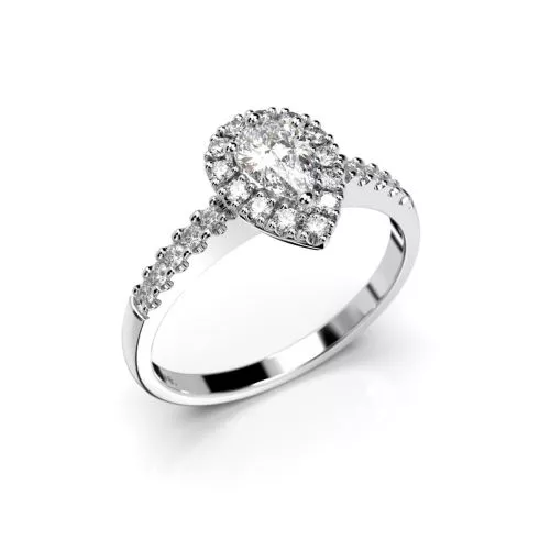 Festive Penelope timanttisormus, platina 641-053-PT