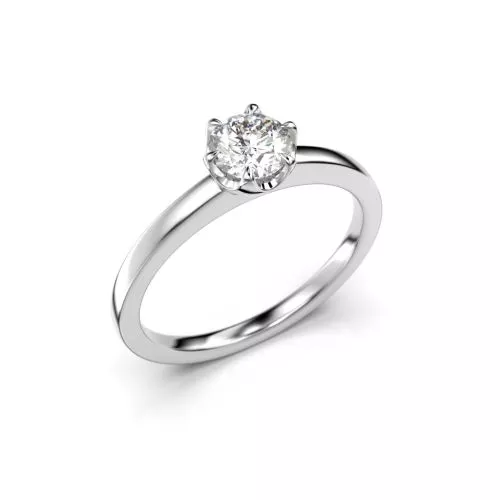 Festive Adele timanttisormus, platina 651-050-PT