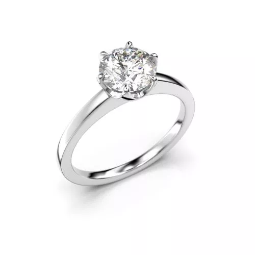 Festive Adele timanttisormus, platina 651-100-PT