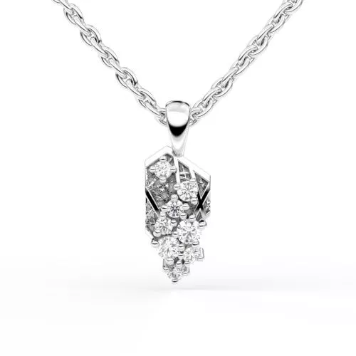 Festive Routa Rakka timanttiriipus, valkokulta 657-011-VK