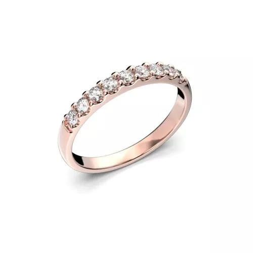 Festive Juliette timanttisormus, punakulta 659-027-PK