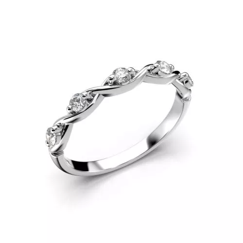 Festive Aida timanttisormus, platina 661-020-PT