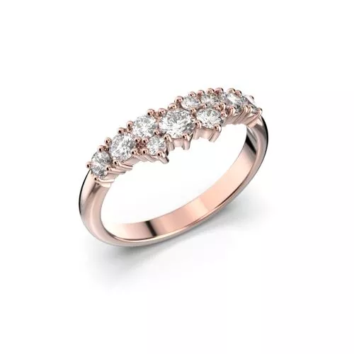 Festive Nadja Medium timanttisormus, punakulta 668-050-PK