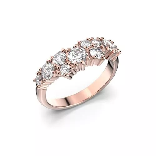 Festive Nadja Grand timanttisormus, punakulta 669-105-PK