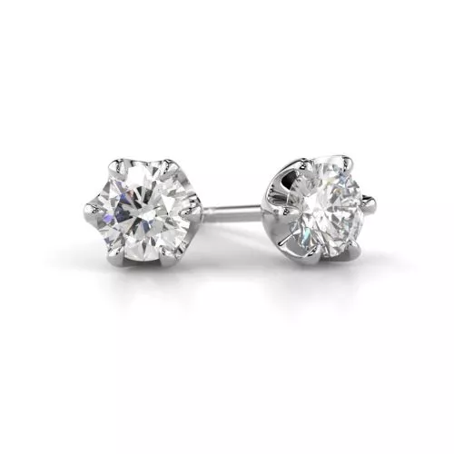 Festive Adele timanttikorvakorut, platina 670-060-PT