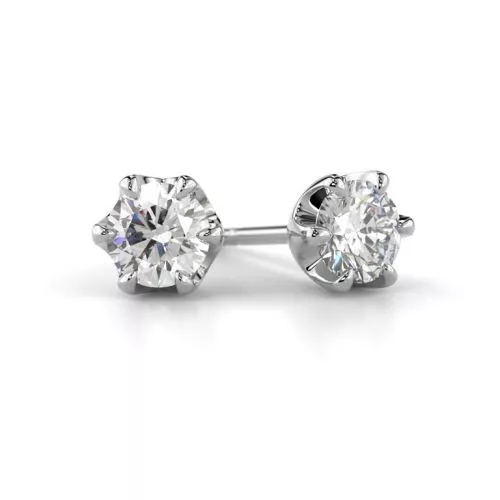 Festive Adele korvakorut, valkokulta 670-060-VK