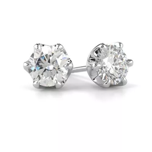 Festive Adele korvakorut, valkokulta 670-140-VK