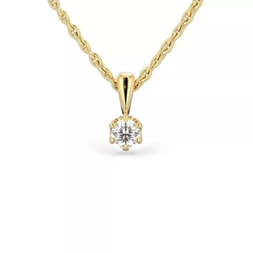 Festive Adele riipus, keltakulta 671-010-KK