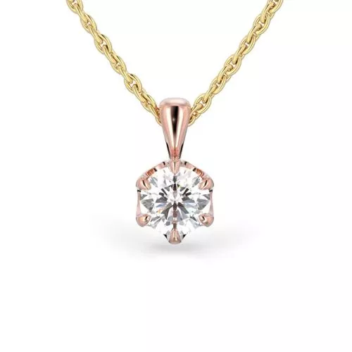 Festive Adele riipus, punakulta 671-070-PK