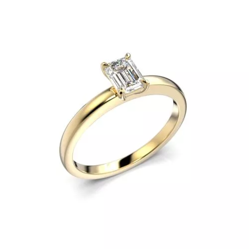 Festive Serena timanttisormus, keltakulta 684-050-KK