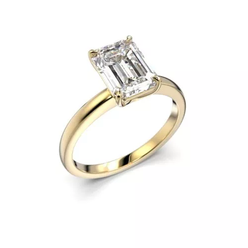 Festive Serena timanttisormus, keltakulta 684-200-KK