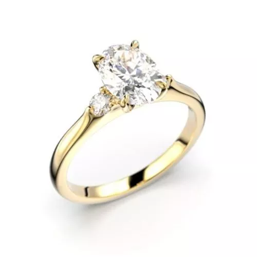 Festive Megan Oval timanttisormus 753-114-KK