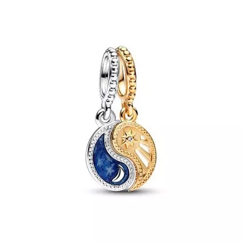 Pandora Splittable Sun & Moon Dangle Charme 762678C01-1