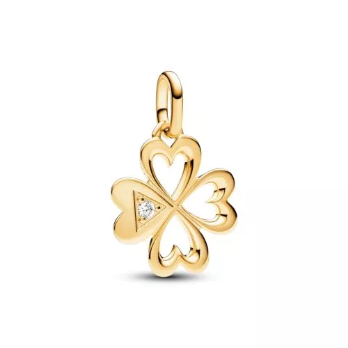 Pandora ME Four-leaf Clover Medallion Charme 763034C01-0